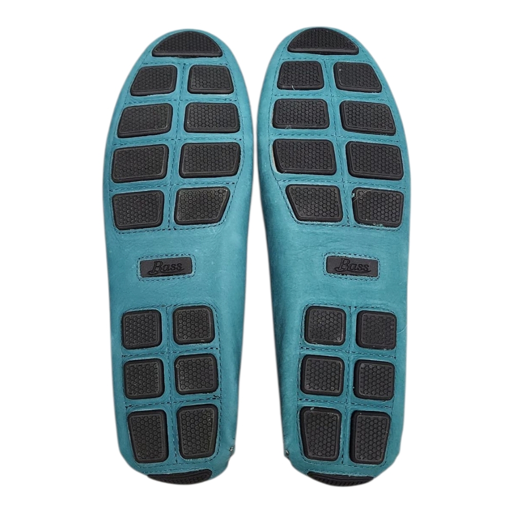 G.H. Bass & Co. Women's Teal Dylan Driver Moccasins NIB Size 10 - Picture 4 of 5